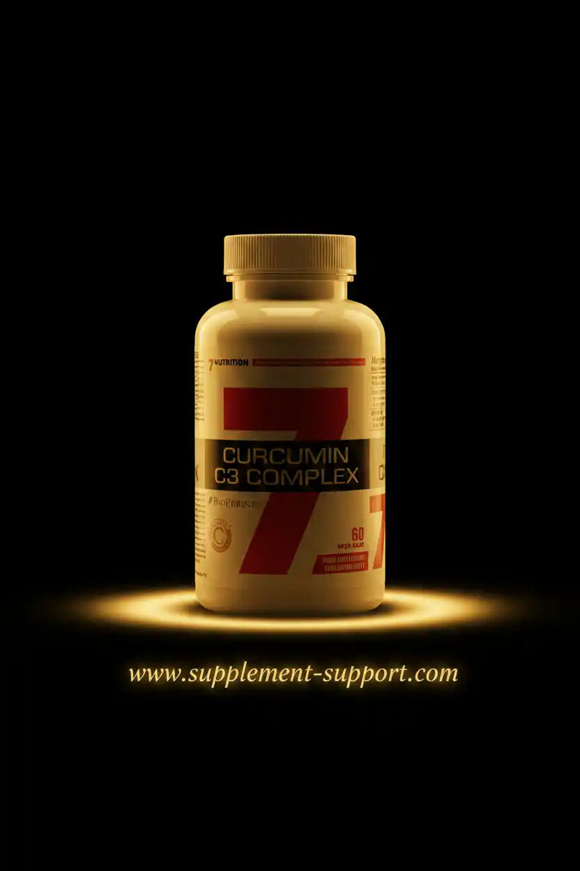 Curcumin C3 Complex Nahrungsergänzungsmittel von 7Nutrition für Sportler und Fitness