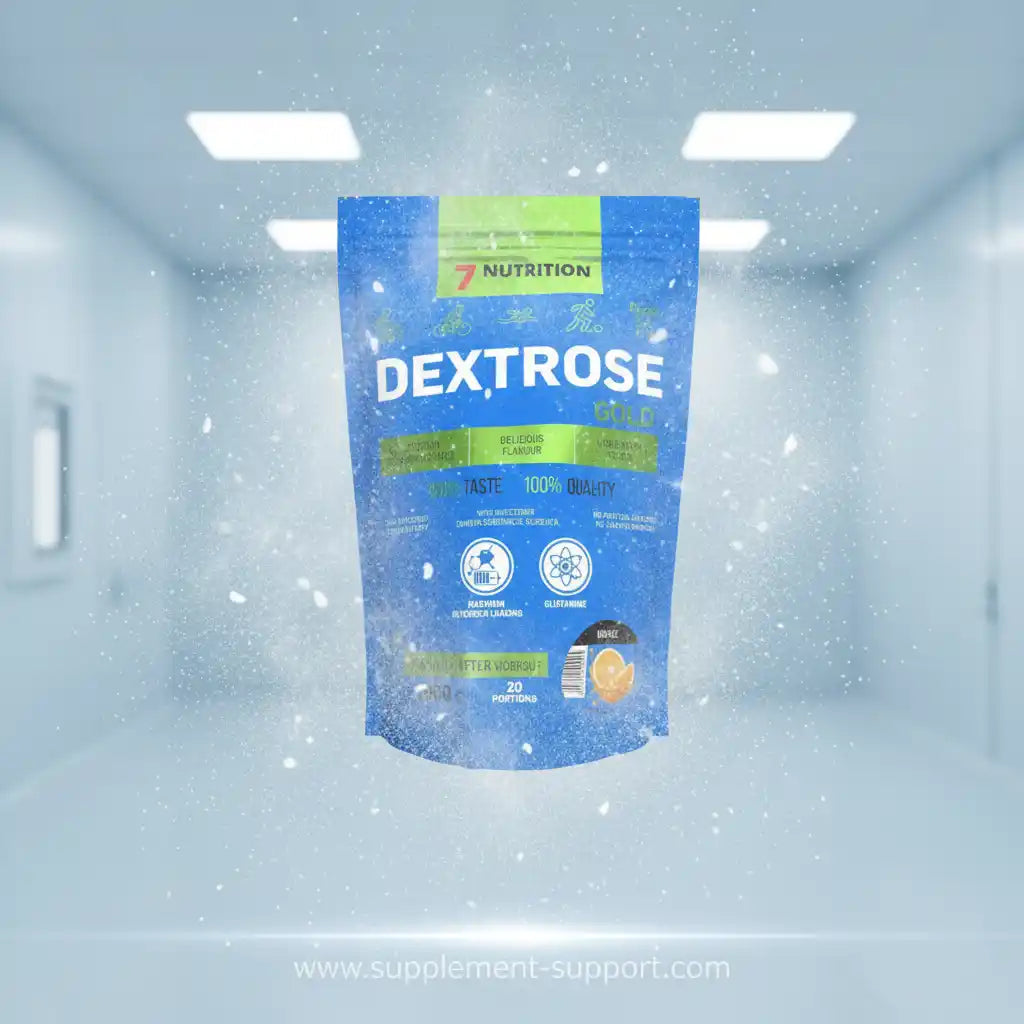 7 Nutrition Dextrose Gold – schnelle Energie nach dem Training, 20 Portionen, Sportnahrung für Fitness & Laufen