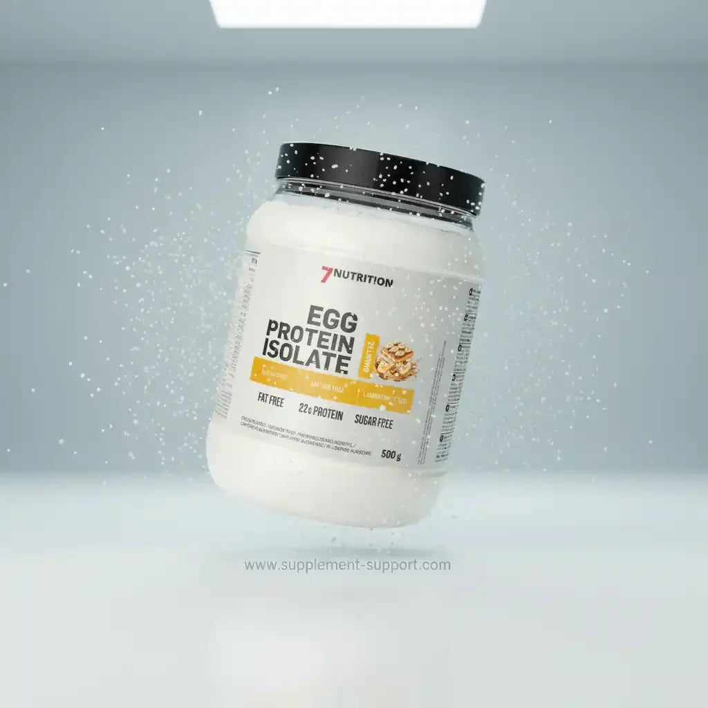 7Nutrition Eiweißprotein Isolat, fett- und zuckerfrei, 22g Protein pro Portion, ideal für Sportler und Fitness