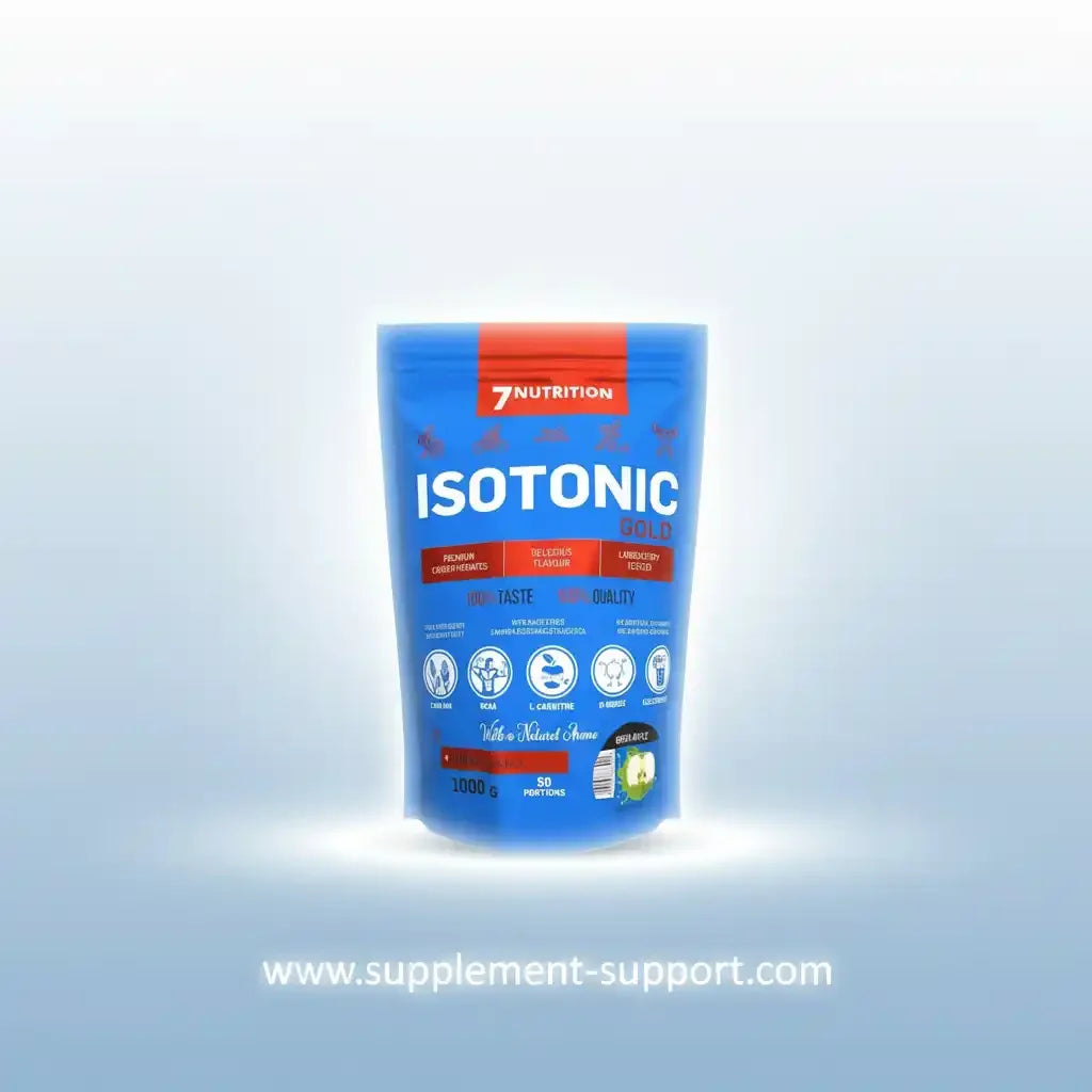 7Nutrition Isotonic Gold – Sportgetränk mit L-Carnitin, 1000g, ideal für Fitness & Training