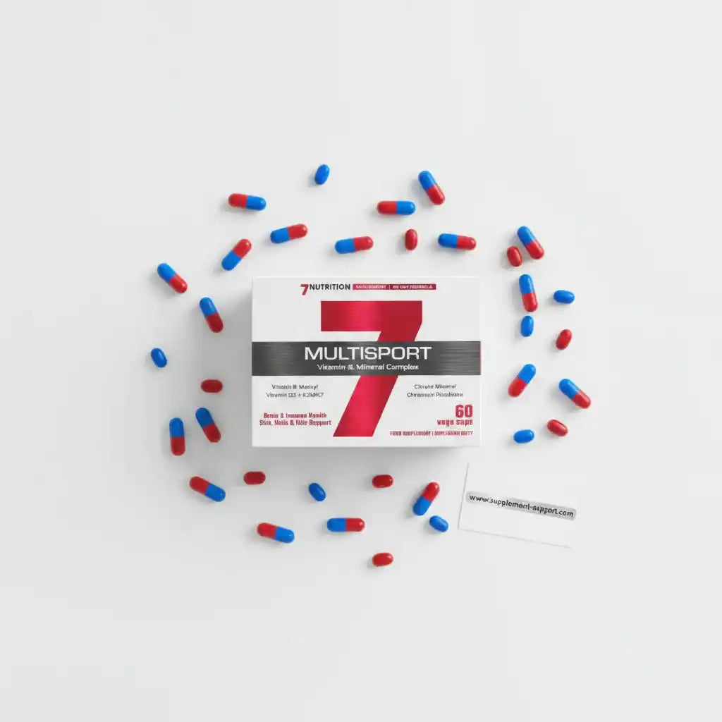 7NUTRITION Multisport Vitamin- & Mineral-Komplex mit 60 Kapseln, ideal für Sportler und Fitness-Enthusiasten