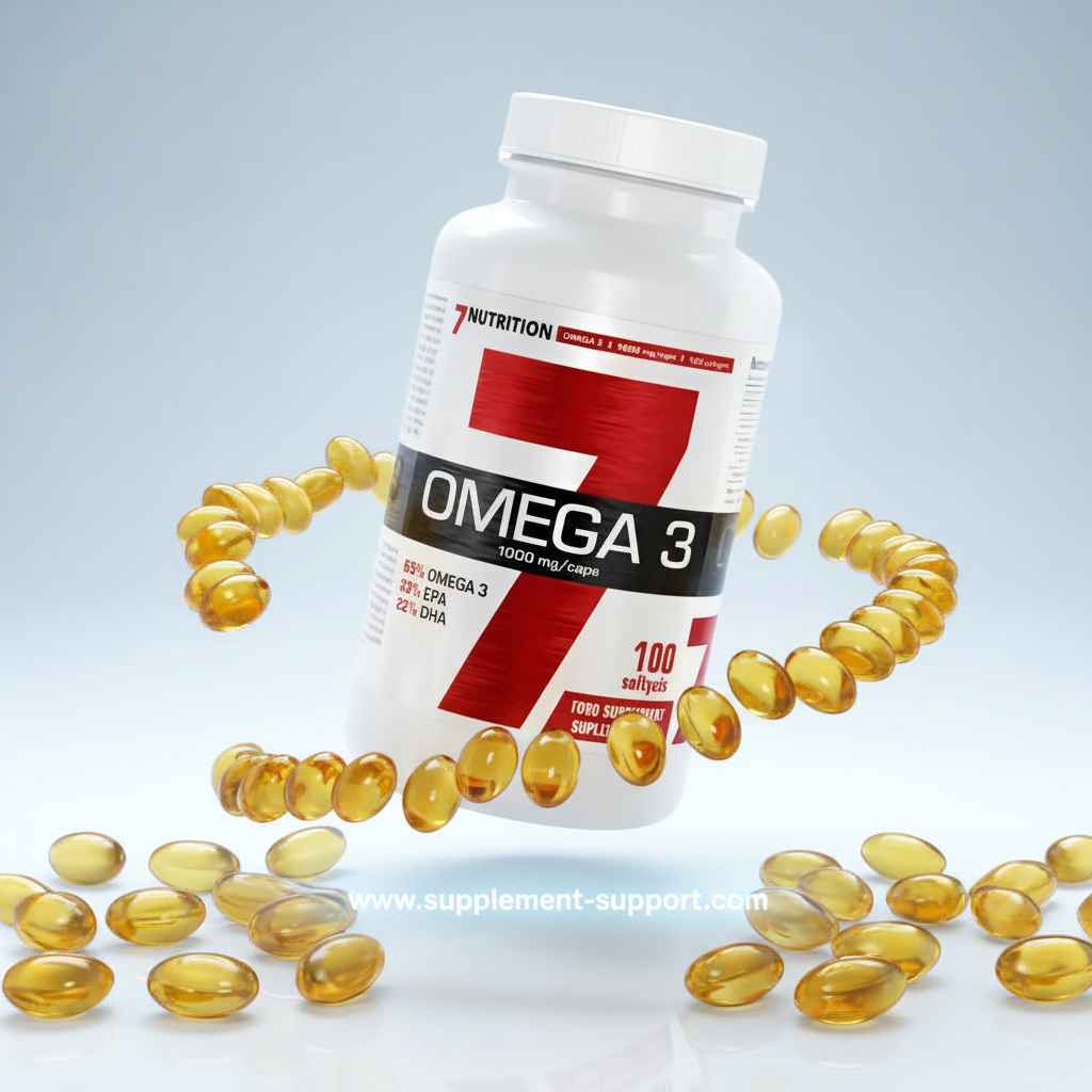 Omega-3-Kapseln 1000 mg, EPA & DHA, Nahrungsergänzung für Sportler und Fitness