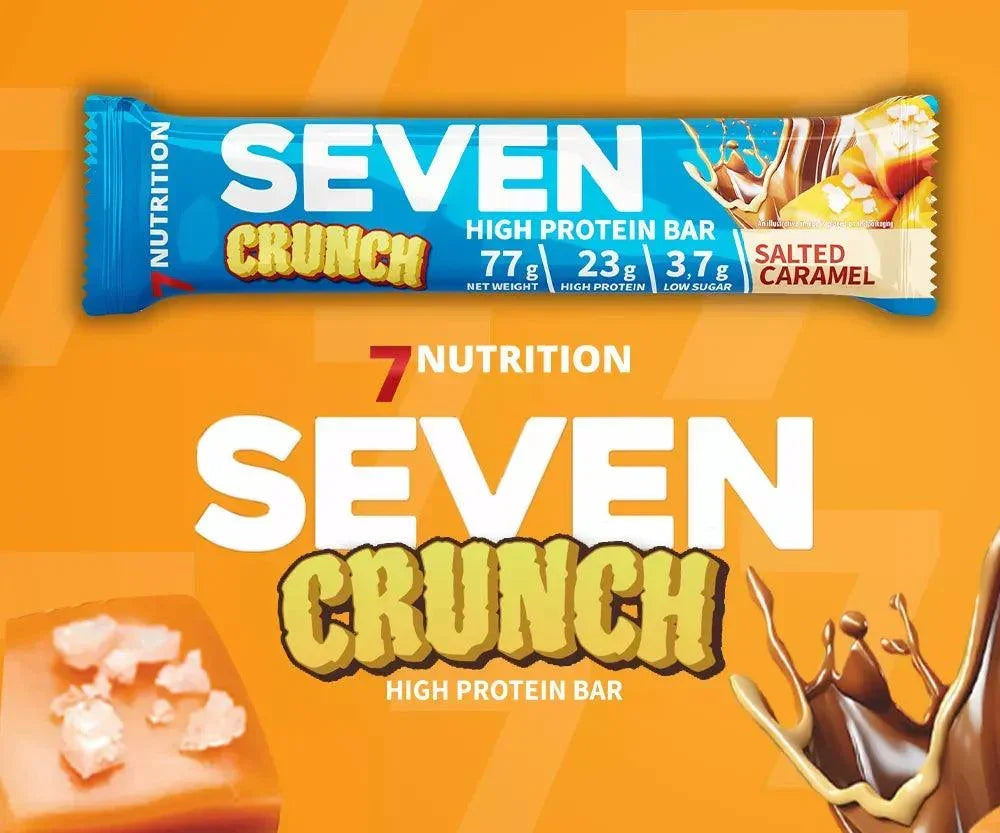 7NUTRITION SEVEN CRUNCH HIGH PROTEIN BAR 77g - Supplement-Support.com