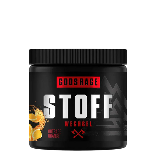 Gods Rage Stoff Wechsel Outrage Orange – Energiebooster für Sportler, Fitness & Training