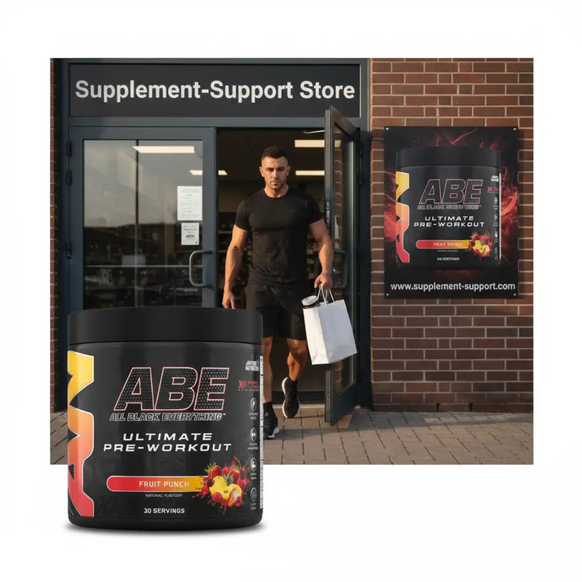 Applied Nutrition A.B.E. Ultimate Pre-Workout Booster Fruit Punch 315g Dose