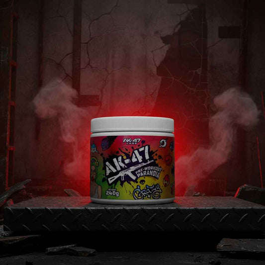 AK-47 Pre-Workout Paranoia, 240g, Sportnahrung für Fitness und Training