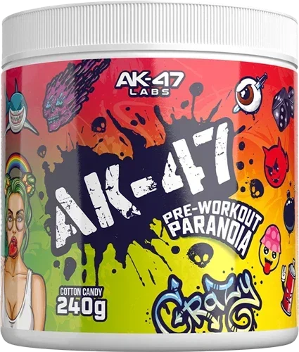 AK47 Pre Workout Booster Paranoia 240g - Supplement-Support.com