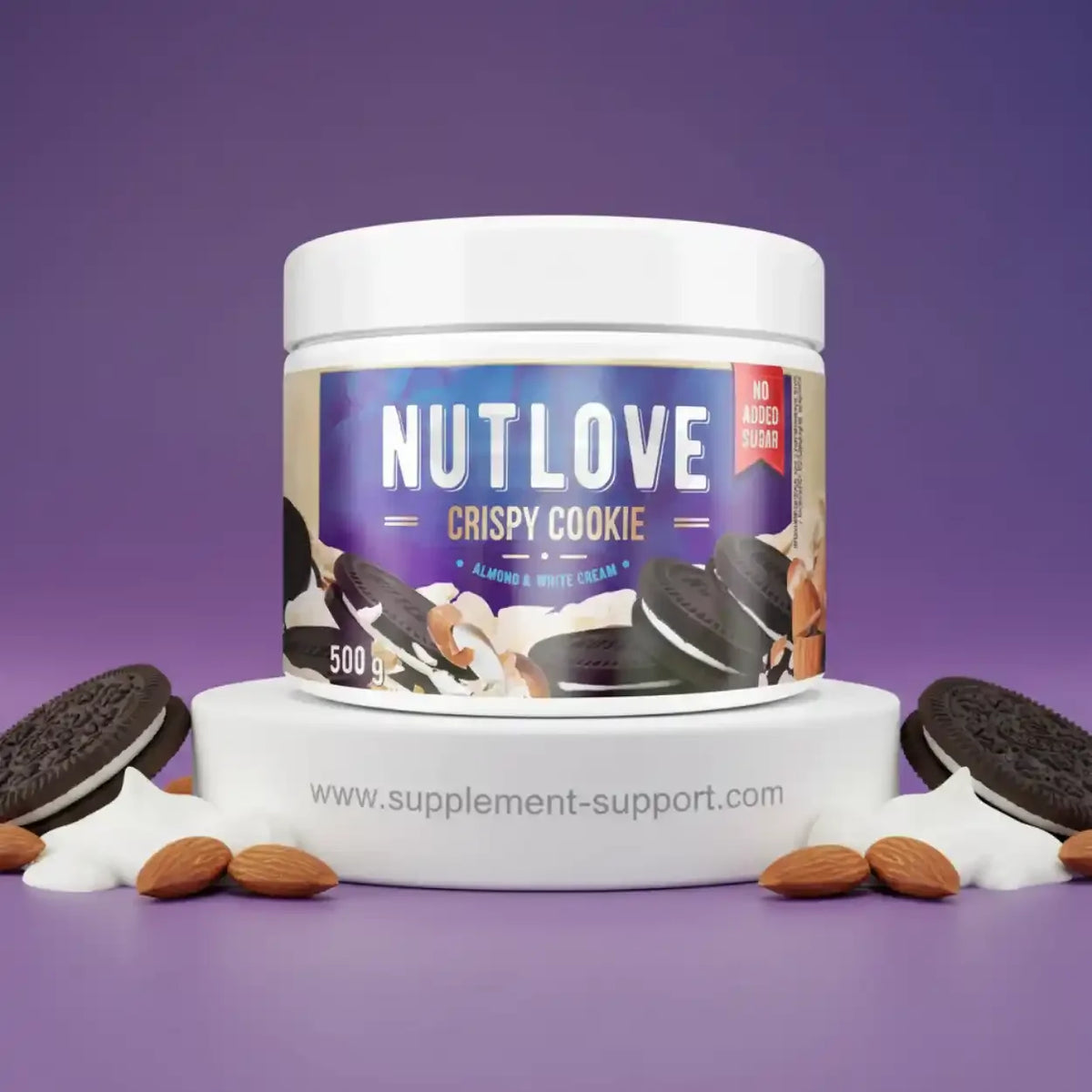 All Nutrition Nut Love Crispy Cookie Mandel & weiße Creme 500g