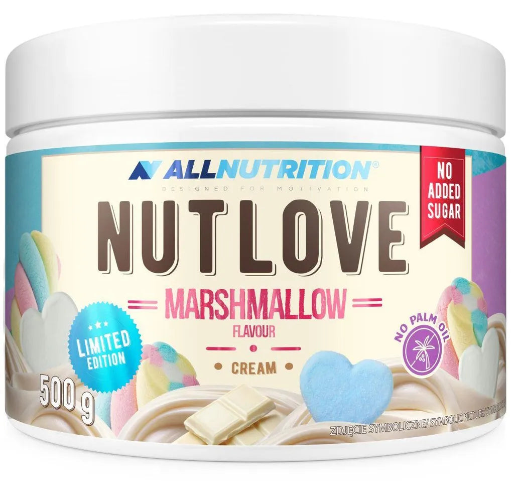 AllNutrition Nut Love Marshmallow Cream, 500g, Limited Edition, ohne Zuckerzusatz, ohne Palmöl