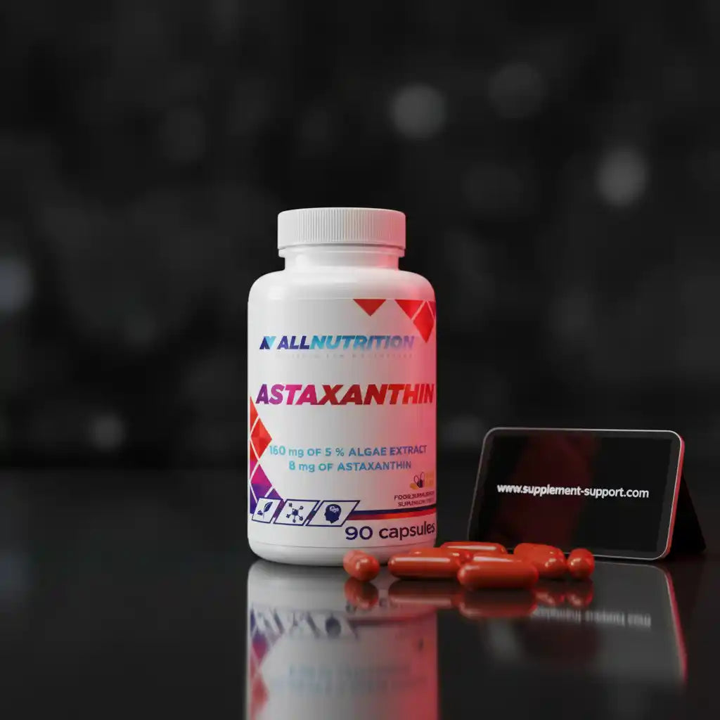 Astaxanthin Kapseln von AllNutrition, 90 Stück, Nahrungsergänzung für Sportler und Fitness