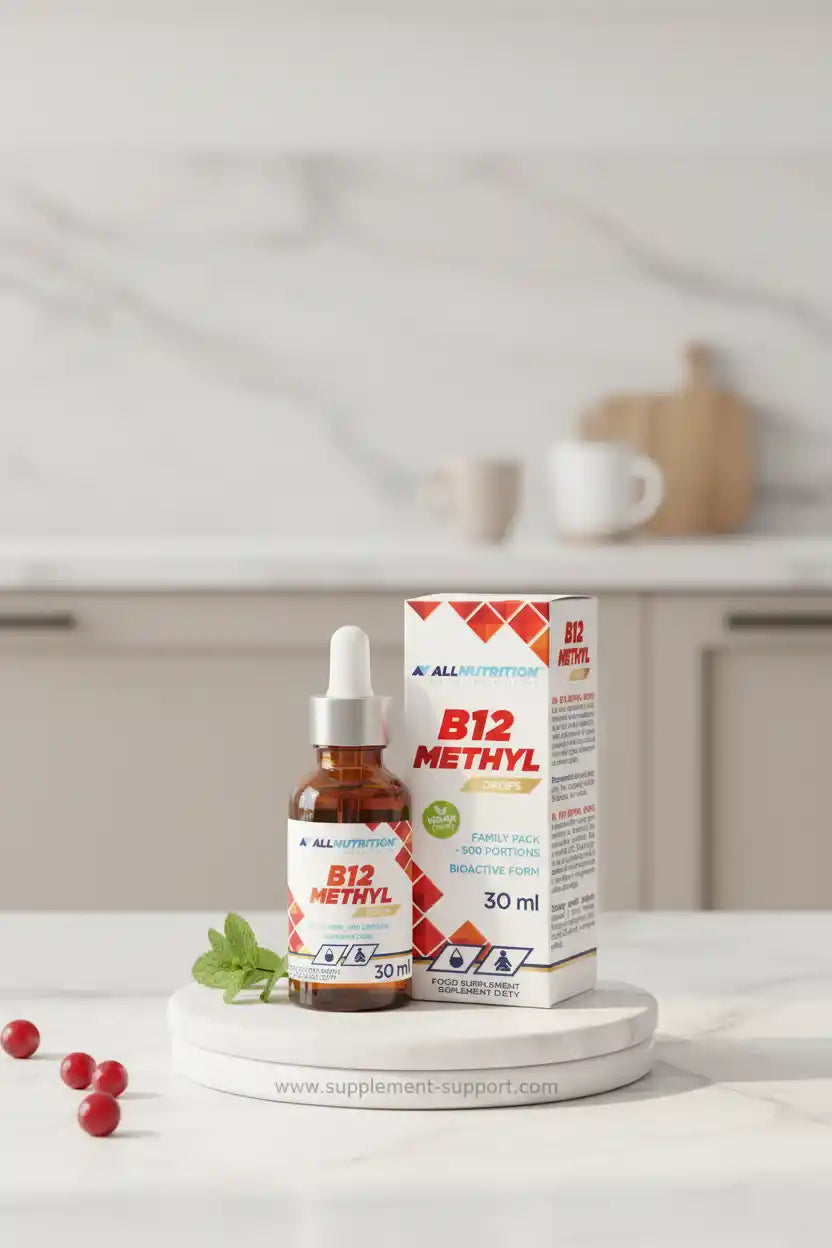 B12 Methyl Tropfen 30ml von AllNutrition – Nahrungsergänzung für Sportler und Fitness