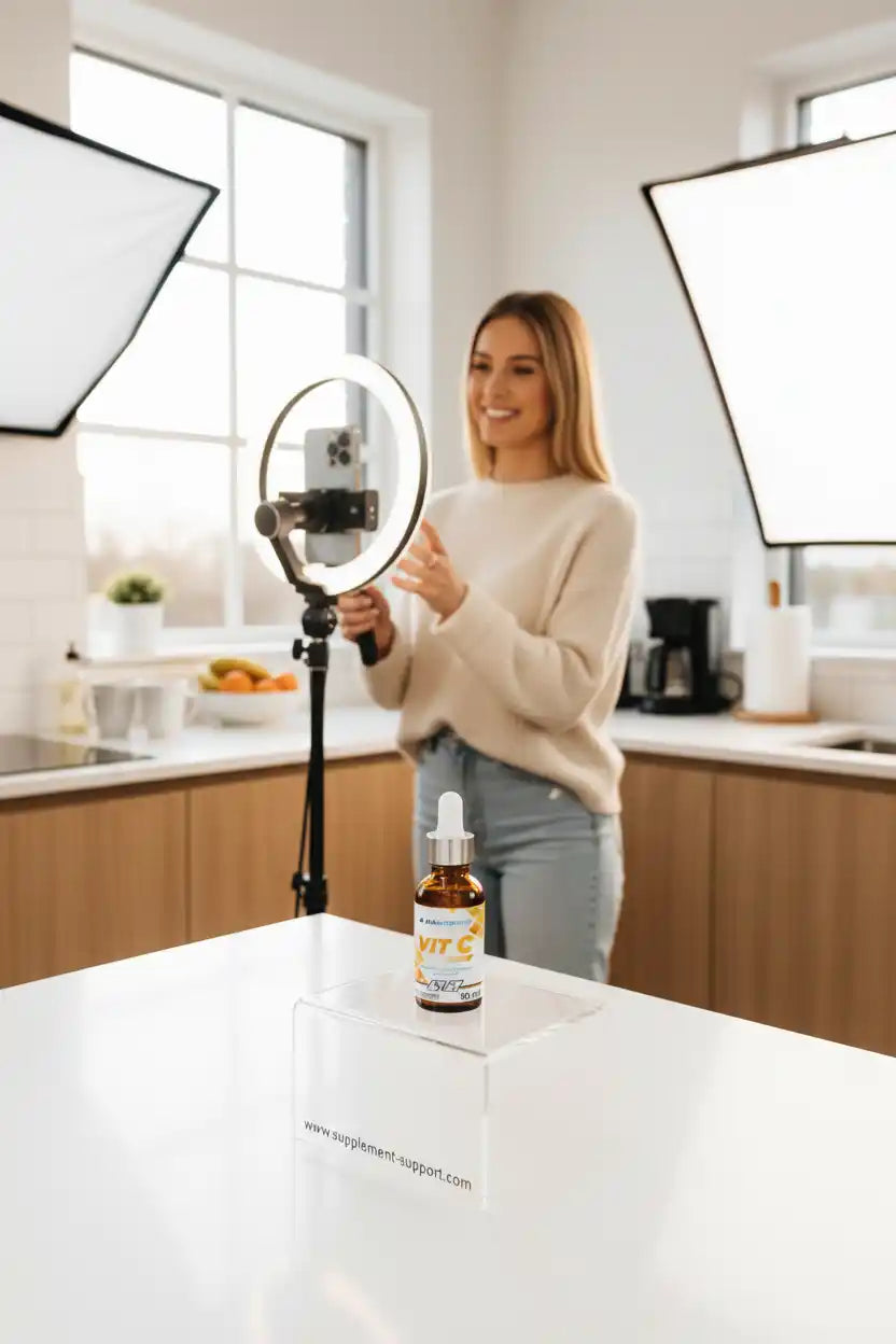 Vitamin C Tropfen für Immunität & Gesundheit – Nahrungsergänzung im Studio präsentiert
