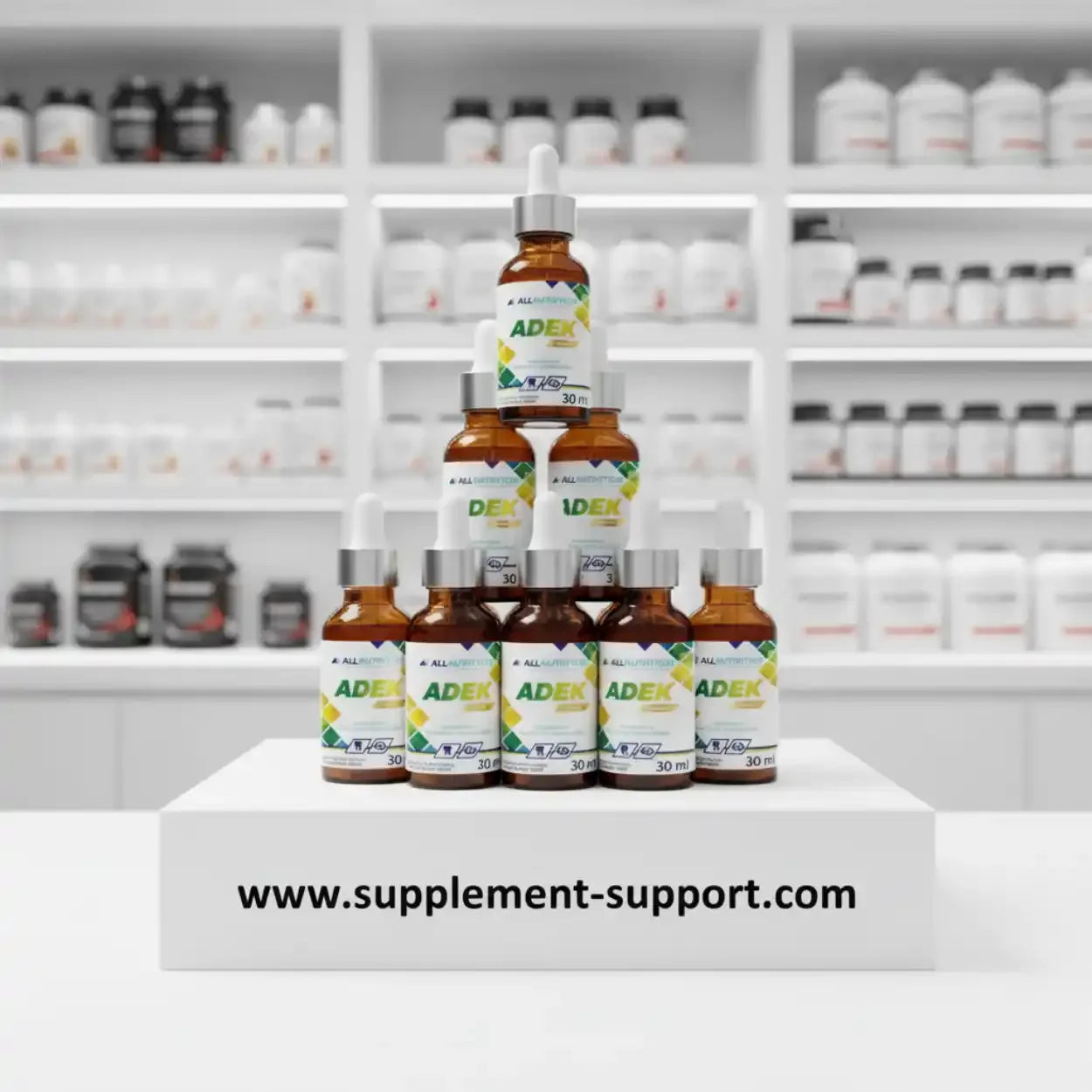 Allnutrition Vitamins A, D, E & K Drops 30ml - Supplement-Support.com