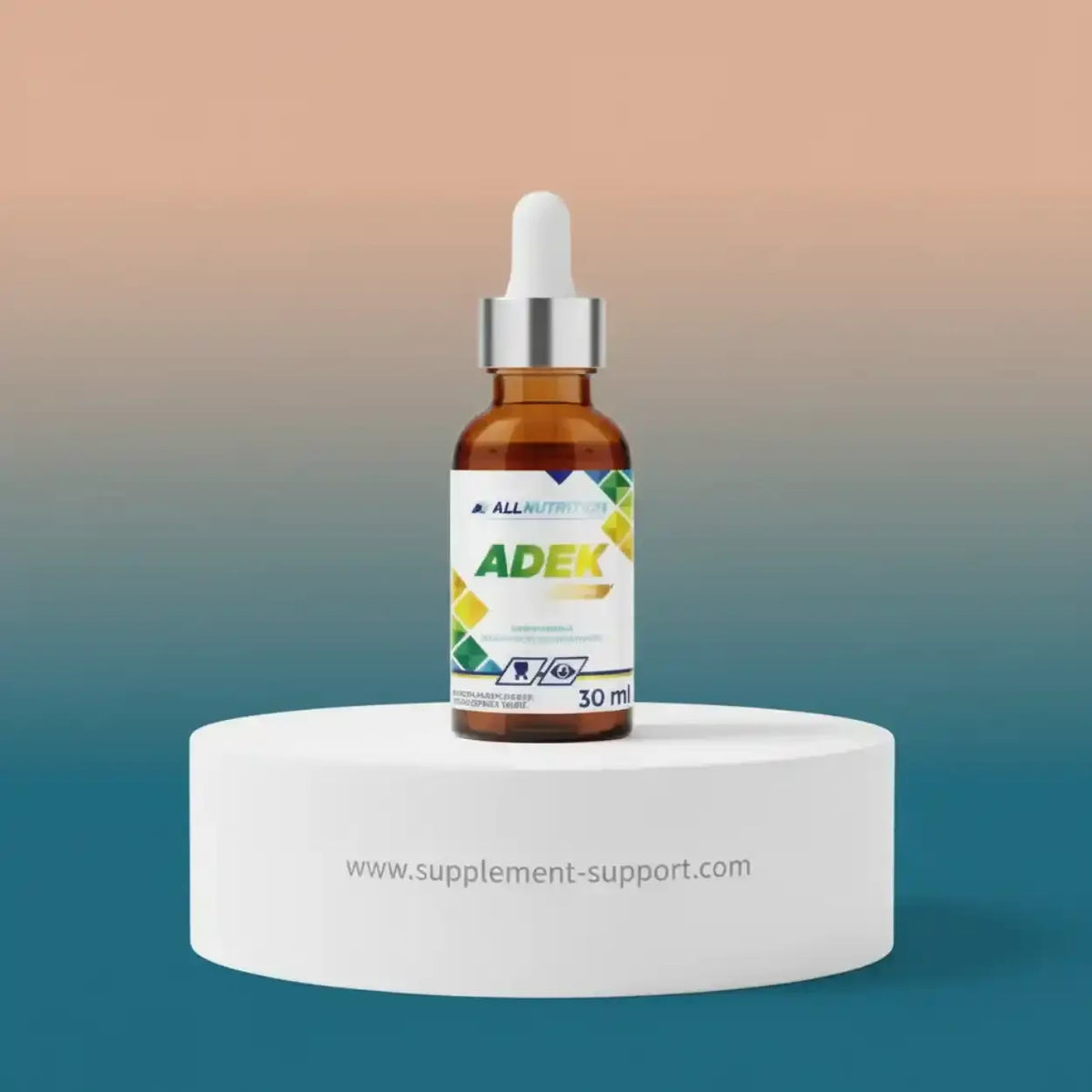 ADEK Tropfen von AllNutrition, 30 ml Nahrungsergänzungsmittel für Sportler und Fitness