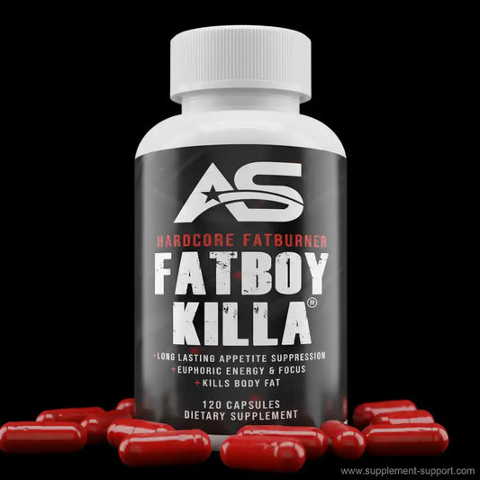 Fatboy Killa Hardcore Fatburner mit roten Kapseln, Appetitzügler und Energiebooster für Sportler