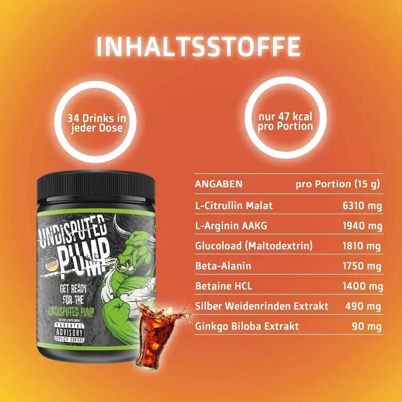 American Supps Undisputed Pump Booster 510g - Supplement-Support.com