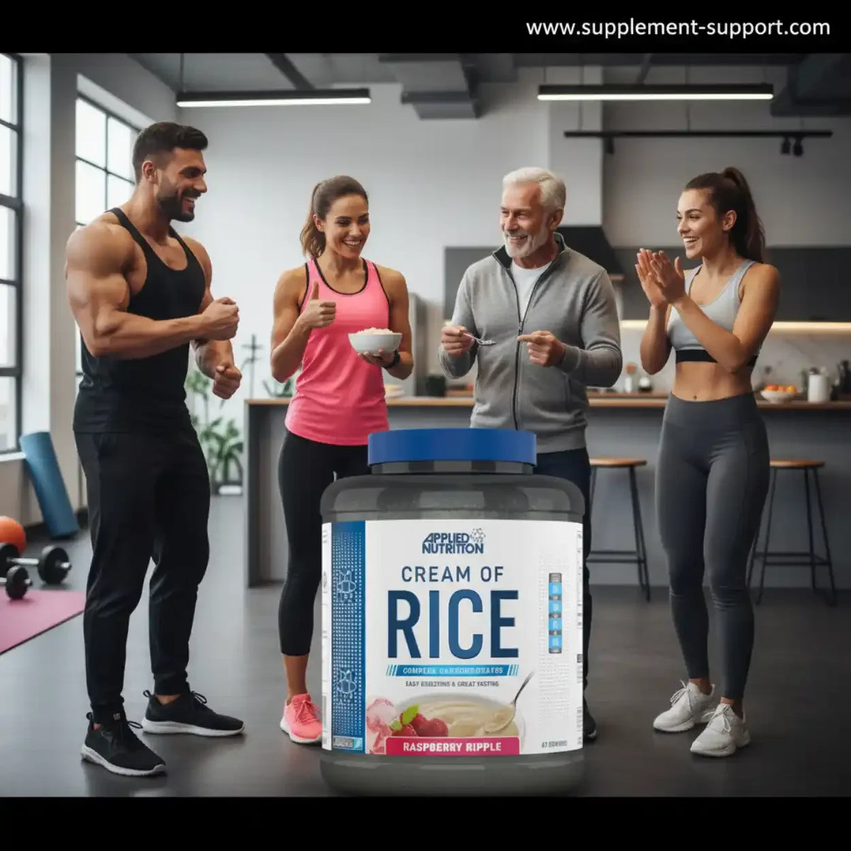 Applied Nutrition Cream of Rice Raspberry Ripple für Sportler