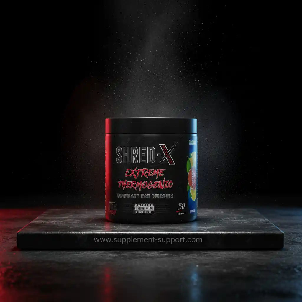 SHRED-X Extreme Thermogenic Fat Burner für Sportler – 30 Portionen, hochwirksam und energiegeladen