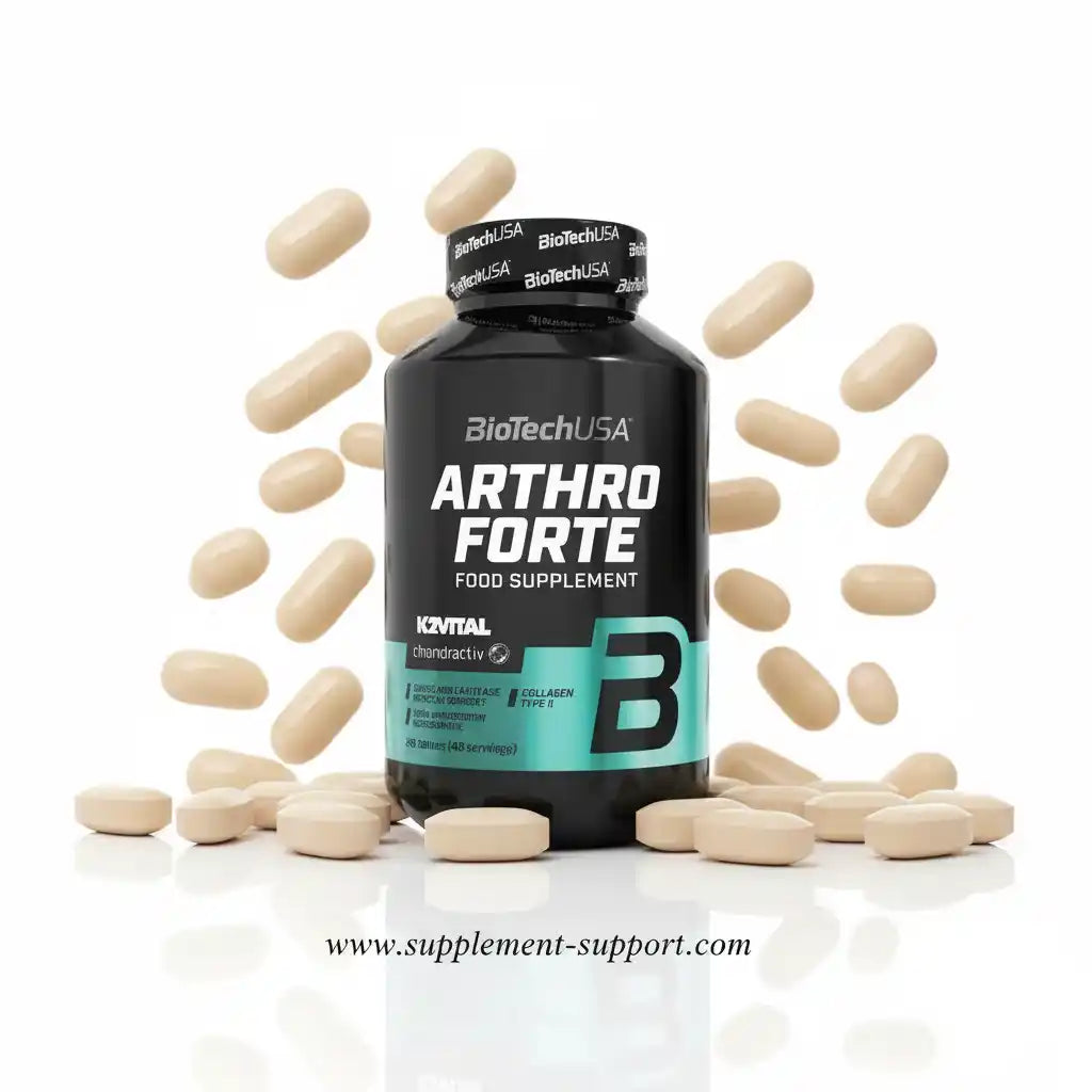 BioTechUSA Arthro Forte Nahrungsergänzung mit Glucosamin & Kollagen für Gelenkgesundheit