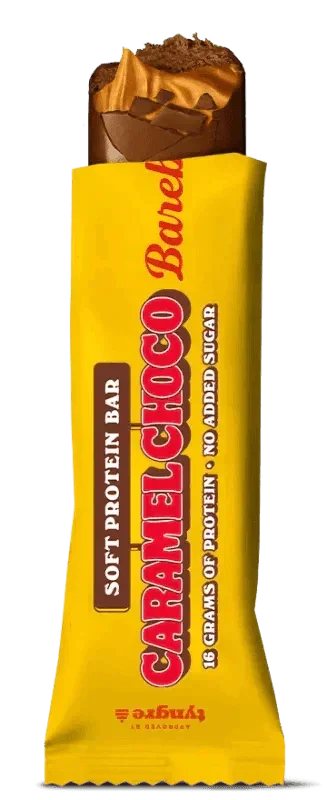 Caramel Choco Soft Protein Bar mit 16g Protein, ideal für Sportler und Fitness-Enthusiasten