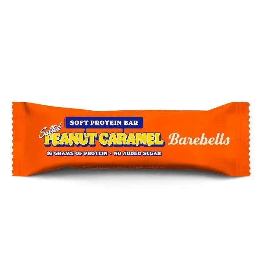 Salted Peanut Caramel Soft Protein Bar mit 16g Protein, zuckerfrei, ideal für Sportler
