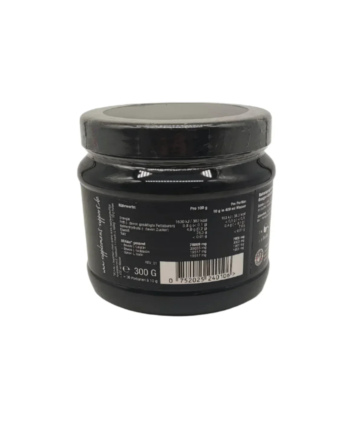 BCAA Aminosäure Pulver 300g - Supplement-Support.com
