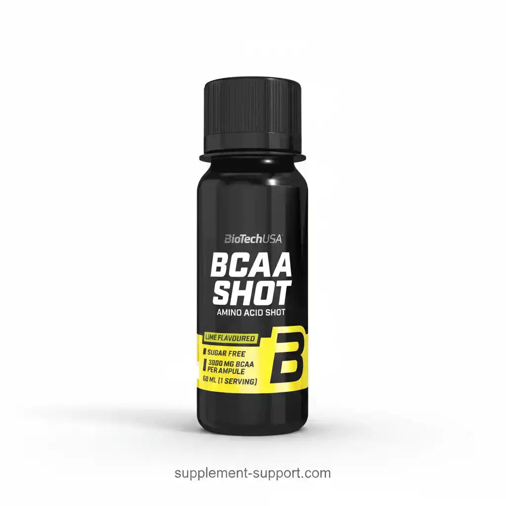 BioTechUSA BCAA Shot, zitronengeschmack, zuckerfrei, Aminosäuren für Sportler
