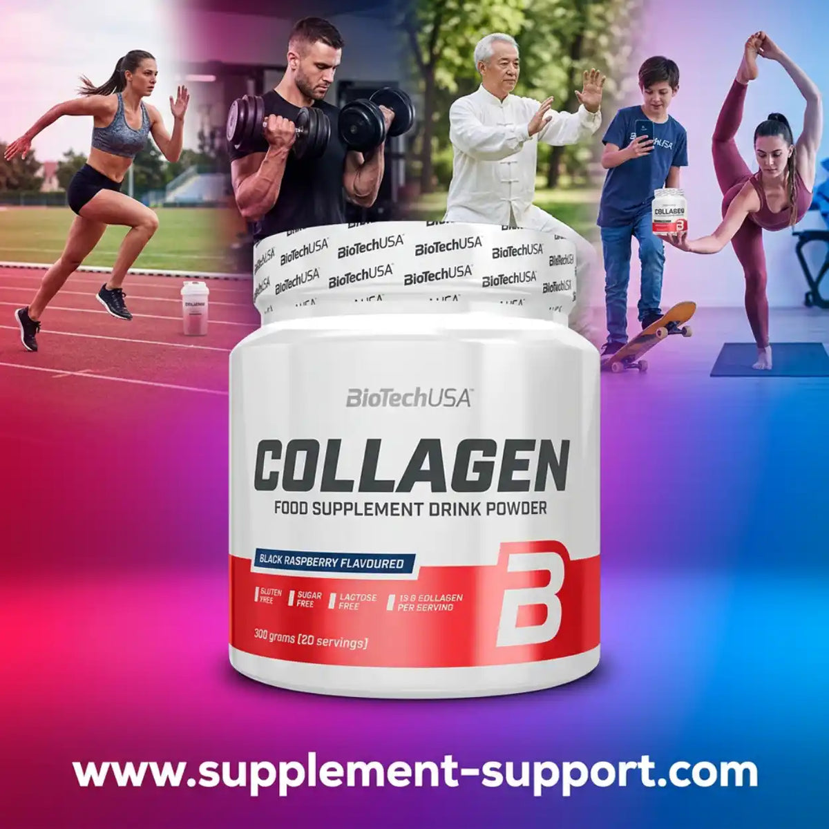 BioTech USA Collagen Pulver 300g