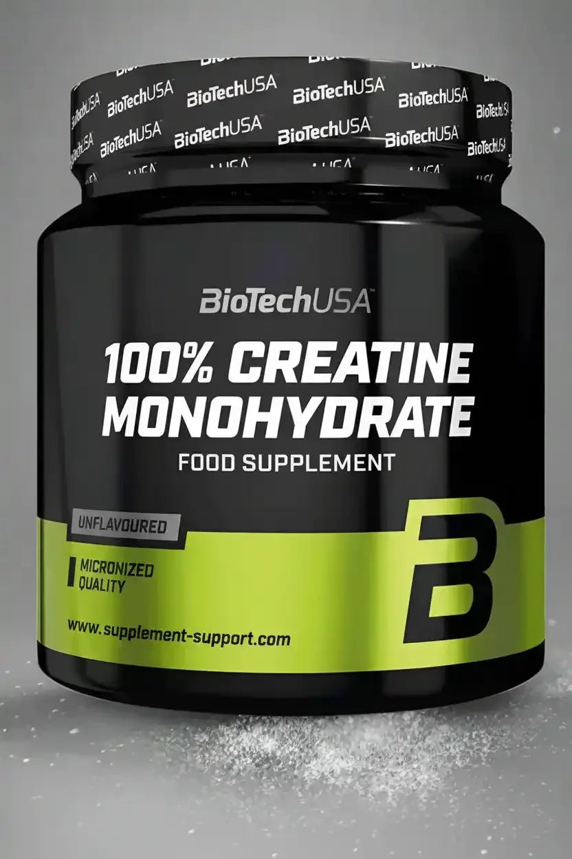 BioTechUSA 100% Creatine Monohydrate Nahrungsergänzungsmittel für Sportler, unflavored.
