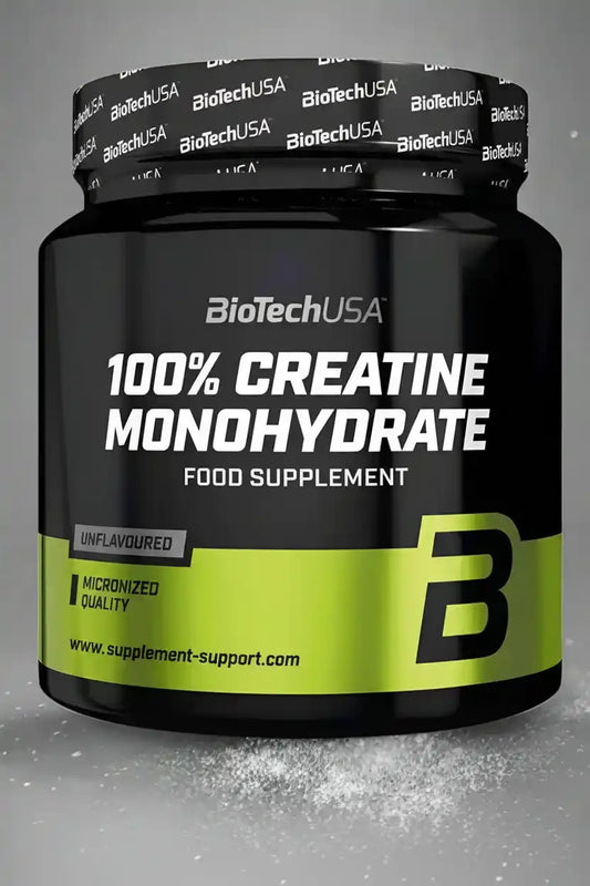 BioTechUSA 100% Creatine Monohydrate Nahrungsergänzungsmittel für Sportler, unflavored.