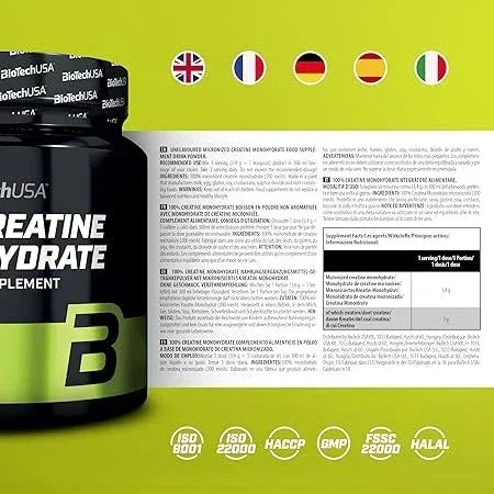 BioTech USA Creatin Monohydrat 300g - Supplement-Support.com