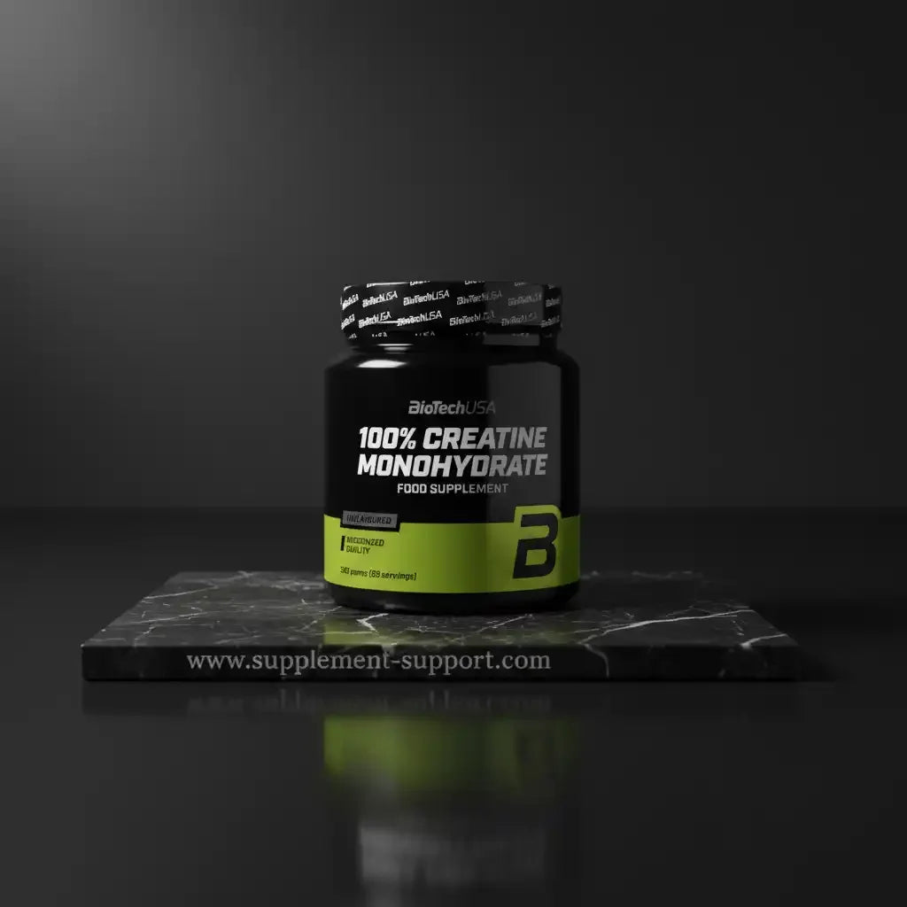 BiotechUSA 100% Creatin Monohydrat Nahrungsergänzungsmittel für Sportler
