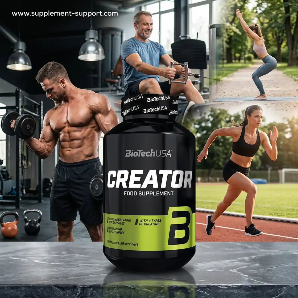 BioTech USA Creator 4 Komponenten Creatin