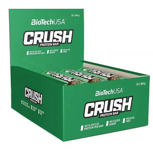 BioTech USA Crush Protein Bar 12x64g - Supplement-Support.com