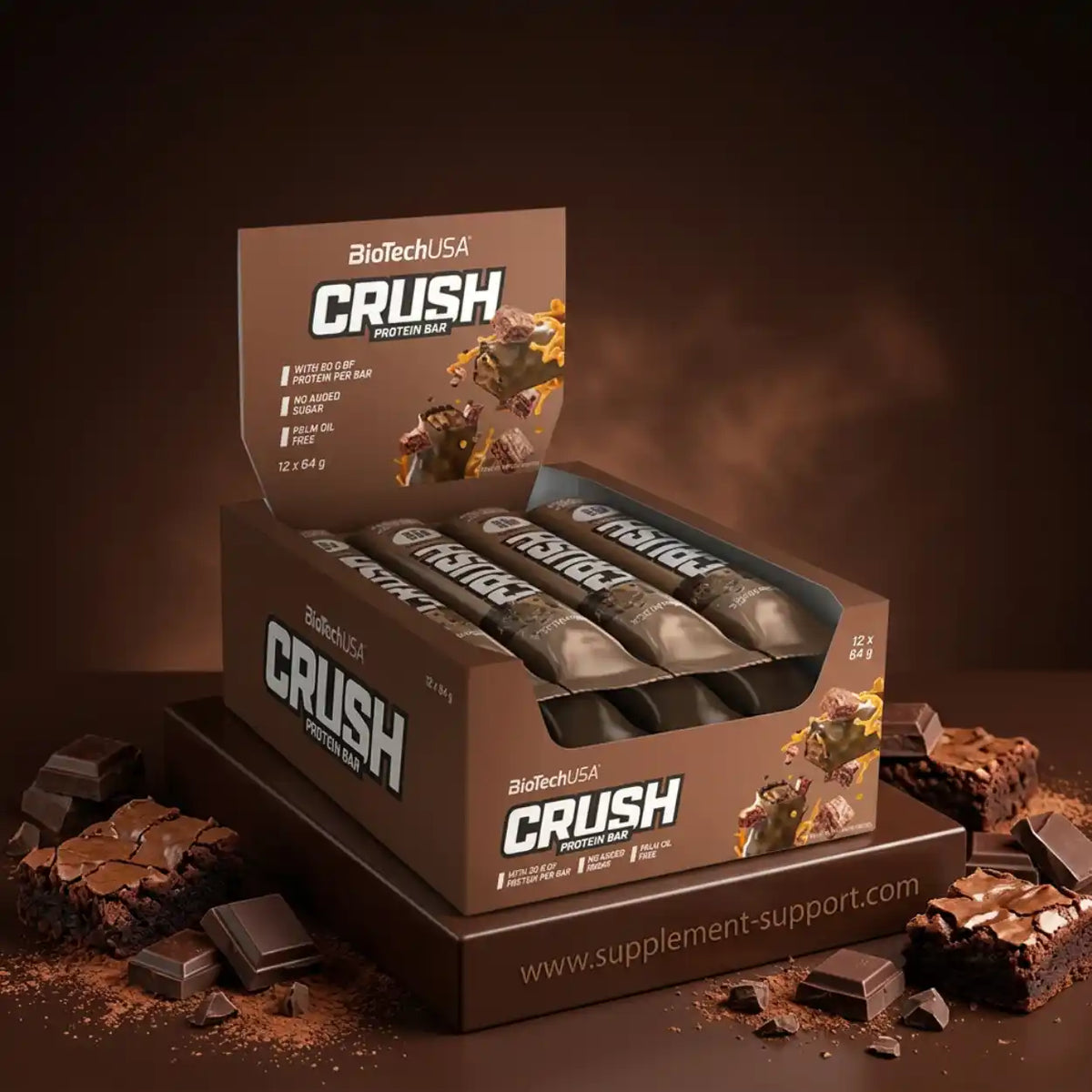 Barre protéinée BioTech USA Crush 12x64g
