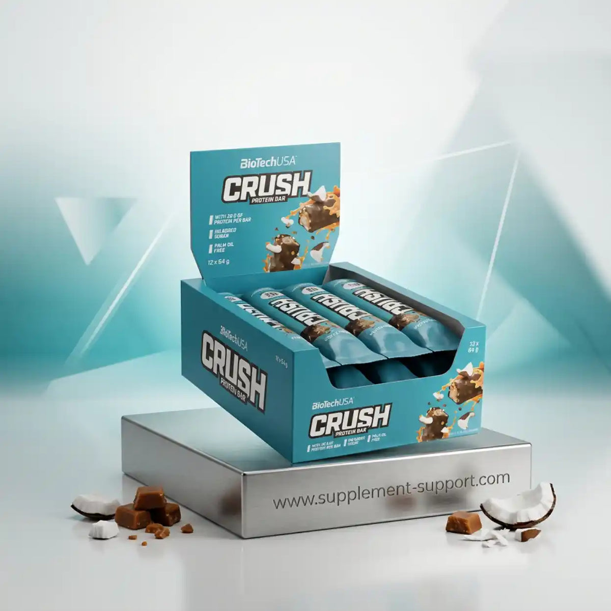 Barre protéinée BioTech USA Crush 12x64g