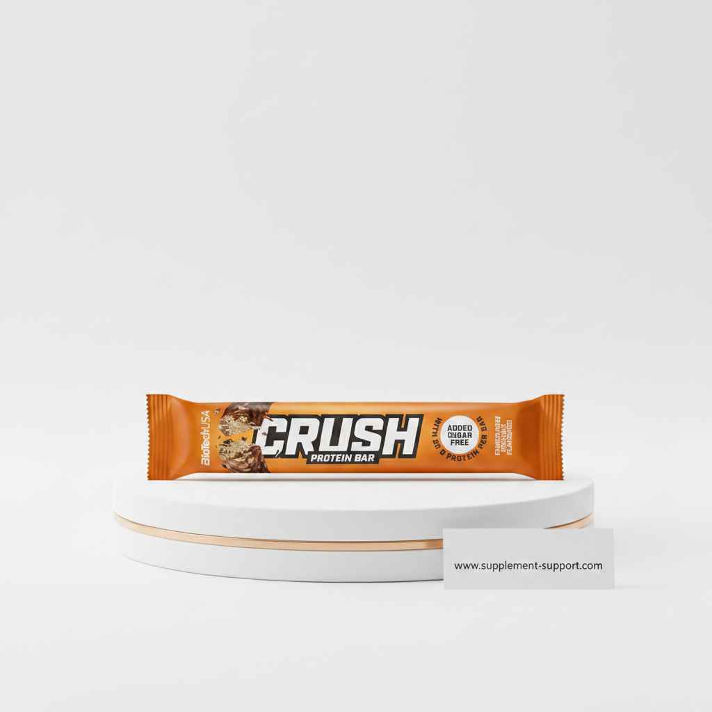 Crush Protein Bar von BioTech USA – zuckerfrei, hoher Eiweißgehalt, ideal für Sportler und Fitness