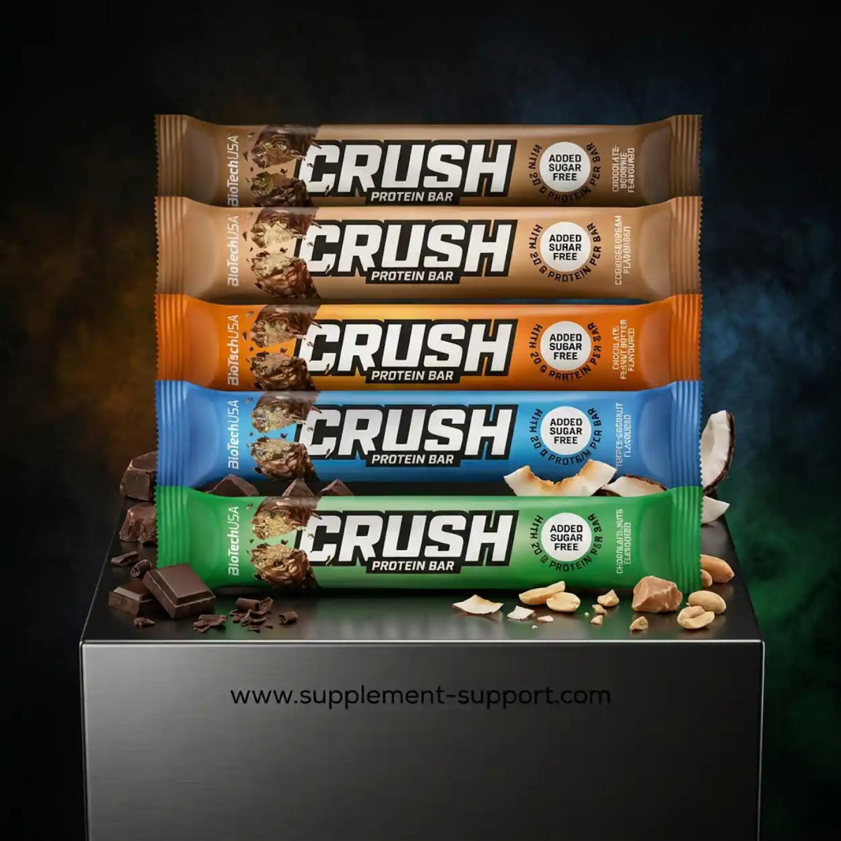 Barre protéinée BioTech USA Crush 64 g