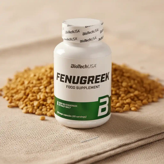 BioTechUSA Fenugreek Nahrungsergänzungsmittel mit 1000 mg Extrakt täglich, ideal für Sportler