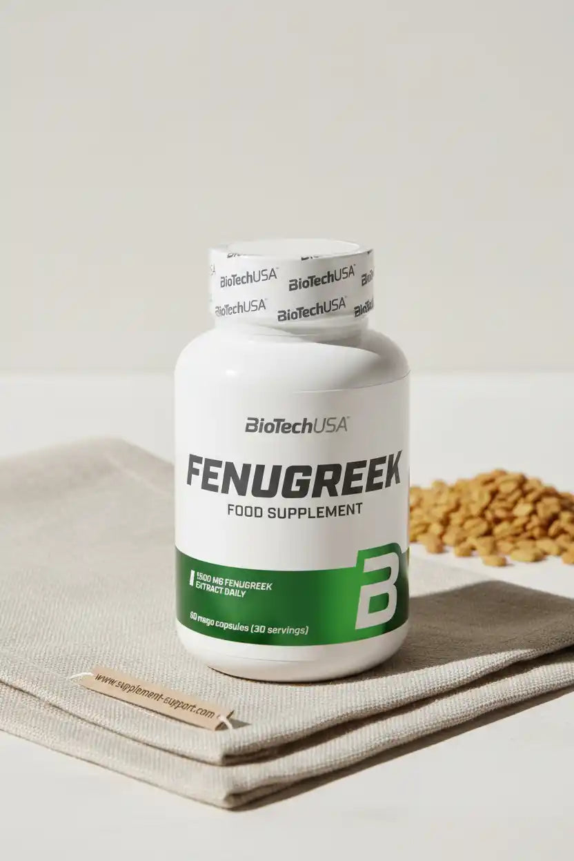 BioTechUSA Fenugreek Nahrungsergänzungsmittel mit 1500 mg Extrakt täglich