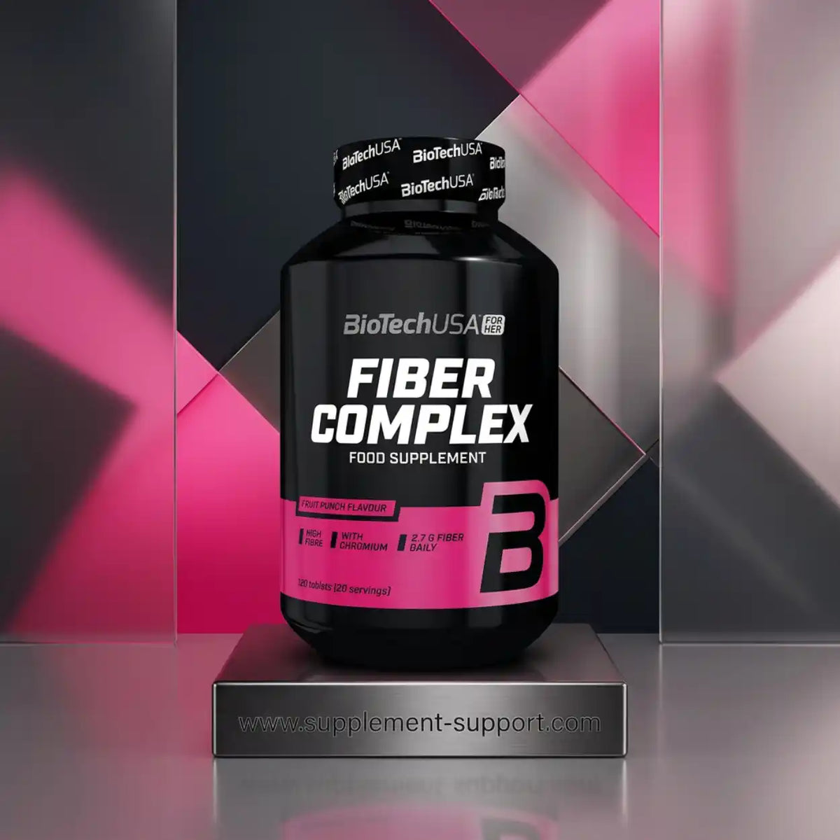 BioTech USA Fiber Complex Ballaststoff 120 Kautabletten