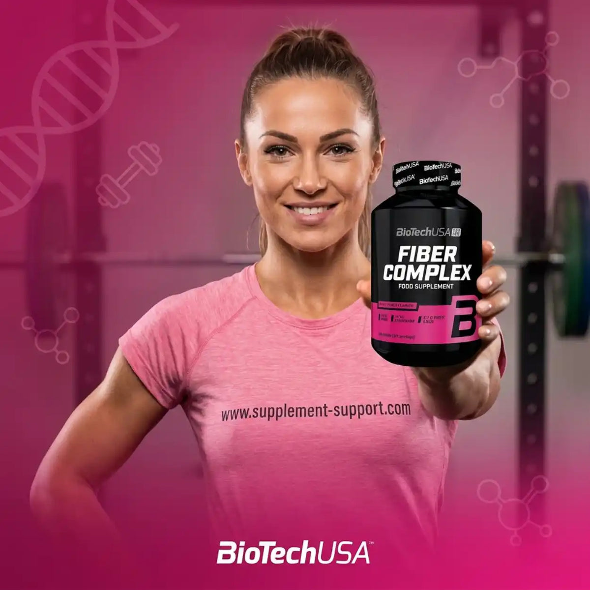 BioTech USA Fiber Complex Ballaststoff 120 Kautabletten