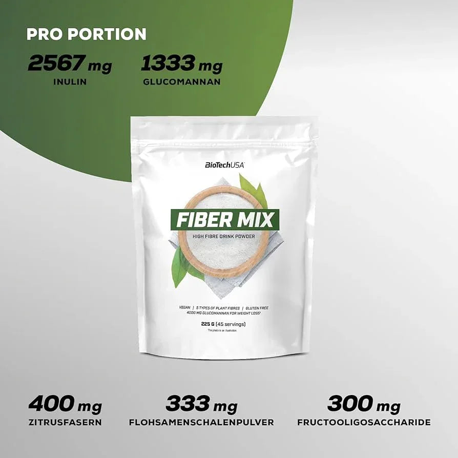BioTech USA Fiber Mix 225g - Supplement-Support.com