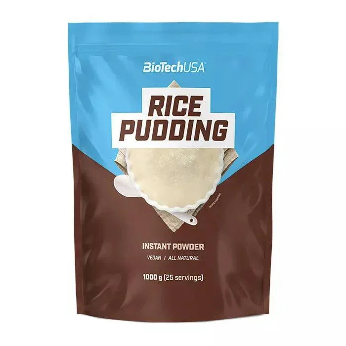 BioTechUSA Rice Pudding Instant Powder, vegan und natürlich, 1000g Packung