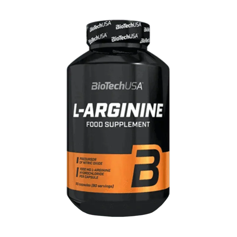 BioTech USA L-Arginine HCL 90 MEGA Kapseln - Supplement-Support.com