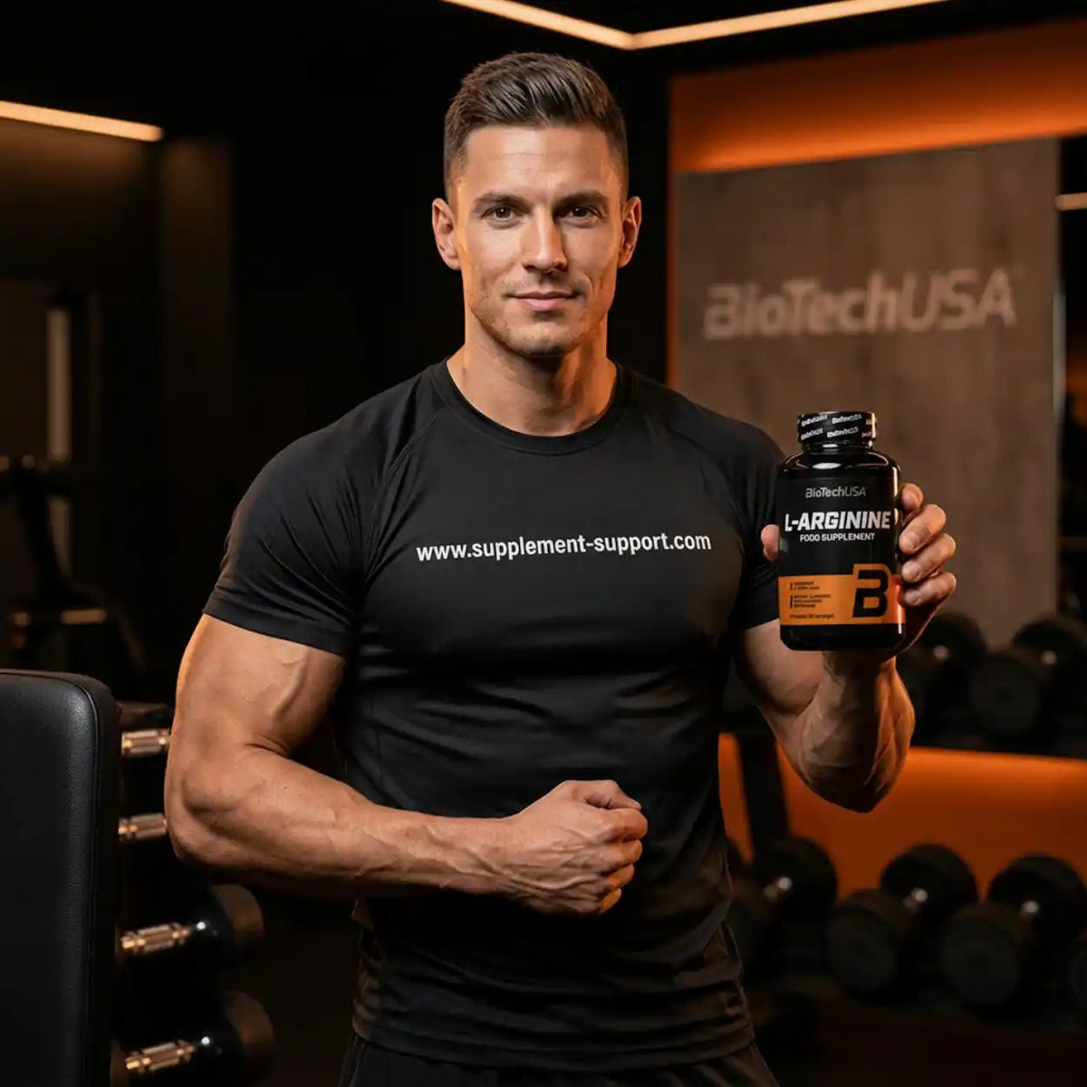 BioTech USA L-Arginine HCL 90 MEGA Kapseln