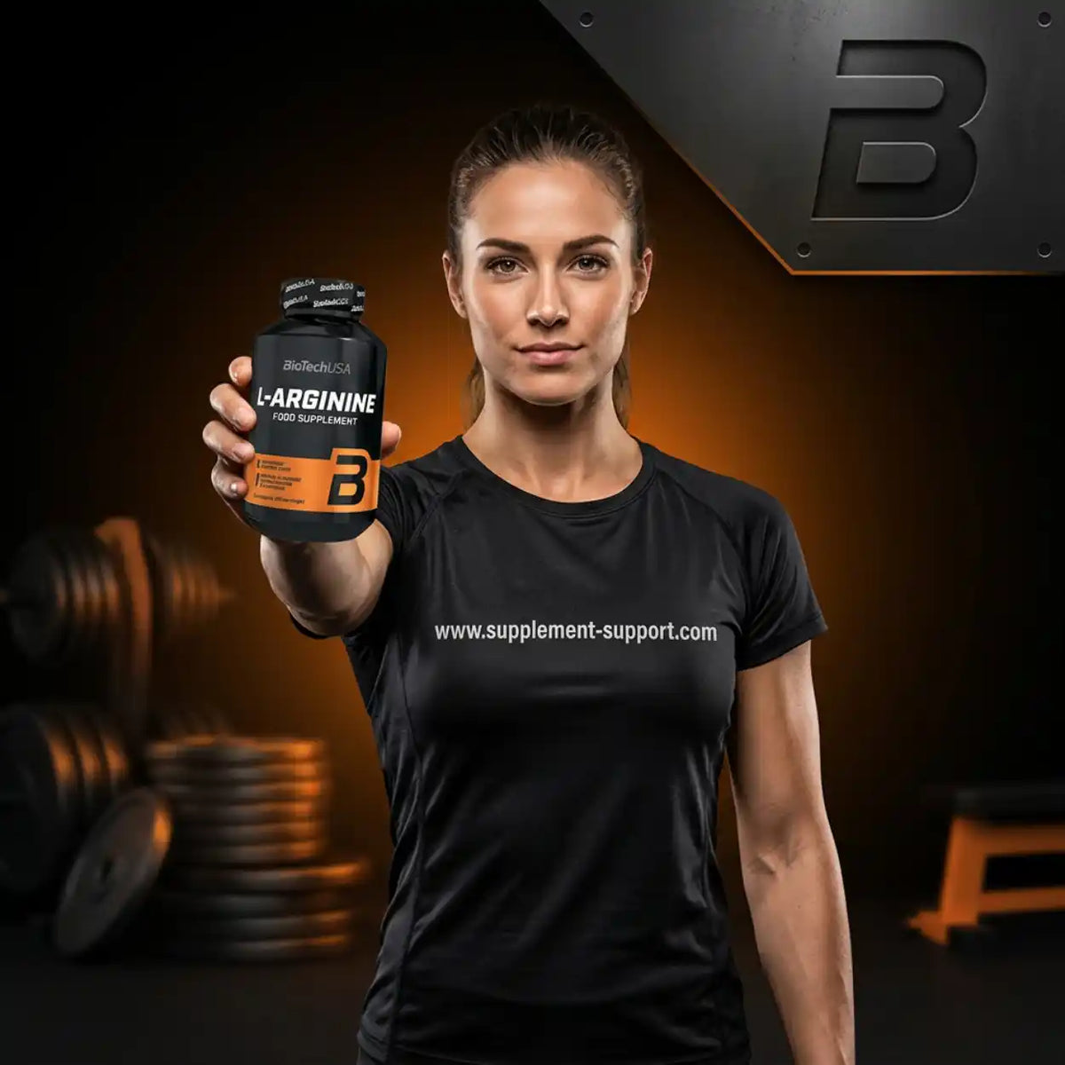 BioTech USA L-Arginine HCL 90 MEGA Kapseln