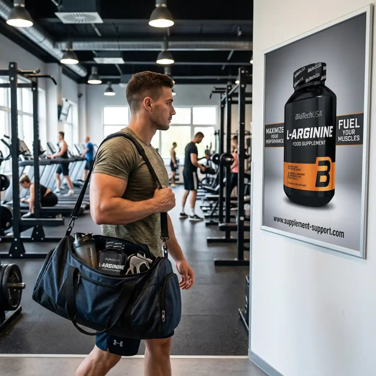 BioTech USA L-Arginine HCL 90 MEGA Kapseln