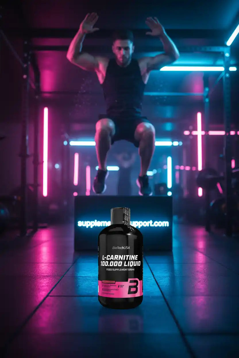 L-Carnitin 100.000 Liquid für Fitness und Sportnahrung, ideal für Athleten im Training