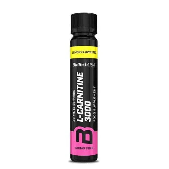 BioTech USA L-Carnitine Shot 3000mg 25ml - Supplement-Support.com